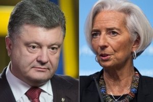 Завтра Порошенко проведет встречу с главой МВФ Лагард