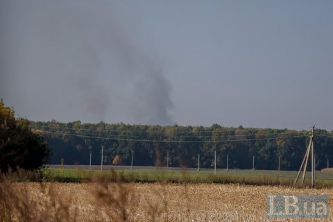 На арсенале возле Ични взрывы возобновились (обновлено)