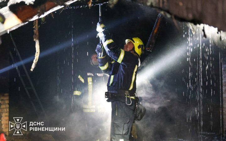 Вночі РФ атакувала Рівне у кілька хвиль