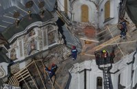 Завершено роботи з консервації пошкодженого даху Києво-Печерської лаври завершені, - ДСНС