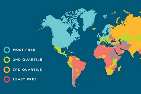 Украина упала на 11-е с конца место в рейтинге экономической свободы