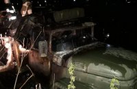 В военном грузовике во Львовской области сгорел мужчина
