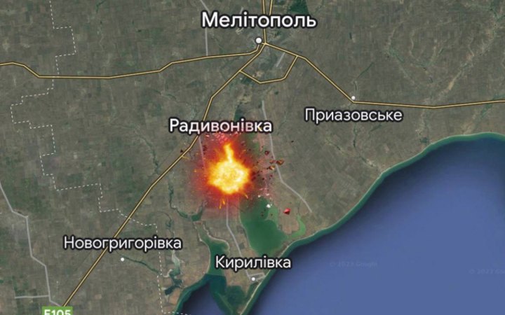 Вчора у Мелітополі пролунали потужні вибухи, попередньо влучили по базі окупантів