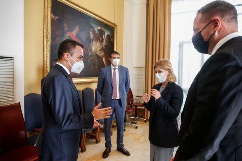 Єрмак і Стефанішина в Римі обговорили ситуацію на Донбасі з головою МЗС Італії
