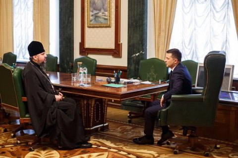 Зеленский и предстоятель ПЦУ Епифаний обсудили празднование Пасхи в условиях карантина