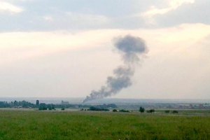 Возле Енакиево замечена тяжелая техника
