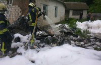 У Чернігові розбився одномісний літак, пілот загинув