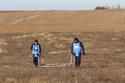 В 2019 году на освобожденных территориях Донбасса разминировали более 250 га