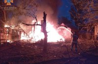 В Оріхові рятувальники за суботу ліквідували шість пожеж, що виникли через російські обстріли