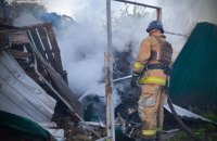 Росія атакувала Чернігівщину дронами, пошкоджено будинок