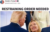 Трамп перед самітом НАТО закинув, що "потребує заборонного припису" від прем'єрки Італії