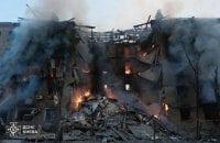 Росія атакувала Київ ракетами й дронами. Численні пошкодження, є потерпілі