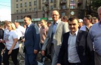 Оппозиция провела акцию "Вставай, Украина" в Николаеве