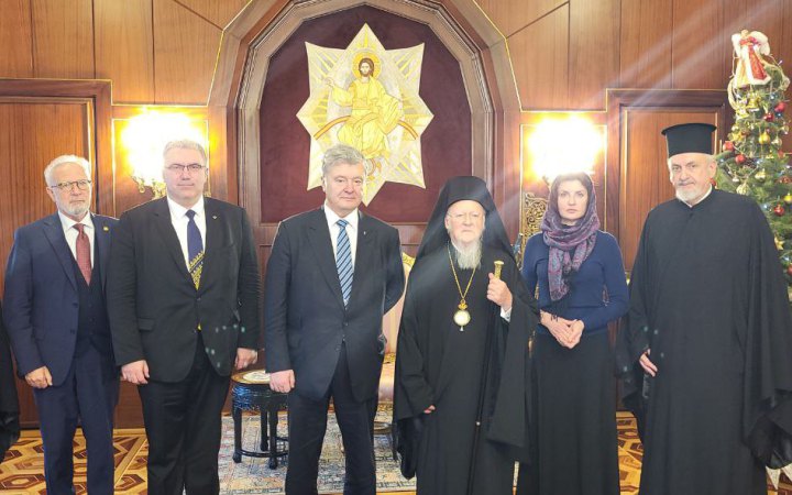 У річницю Томоса Порошенко побував на Фанарі у патріарха Варфоломія