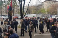 В киевском суде подрались противники и сторонники переименования Московского проспекта и проспекта Ватутина