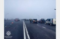 На в’їзді до Львова сталися три ДТП за участі 25 автомобілів