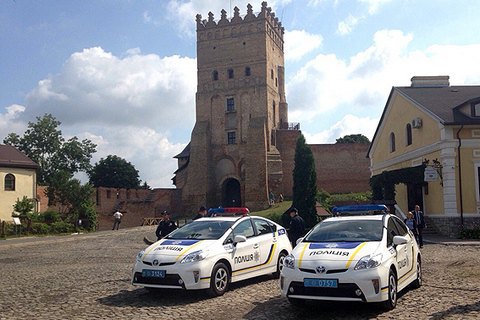 Аваков і Яценюк дали старт патрульній службі в Луцьку