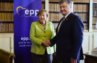 Порошенко встретился с Меркель в Брюсселе