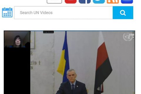 Лідер ерзян за квотою української делегації виступив в ООН зі звинуваченнями на адресу Москви