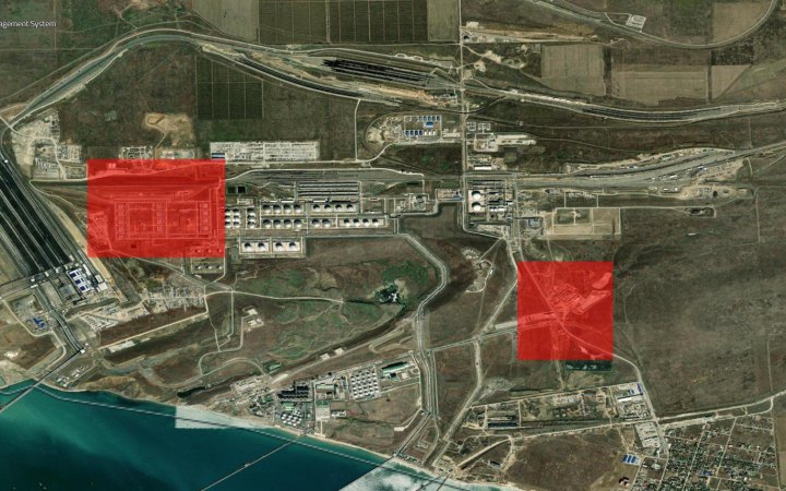У Краснодарському краї РФ після атаки дронів горить морський термінал