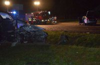 У прикордонній зоні Польщі зіткнулися два автомобілі з України, загинула 19-річна дівчина