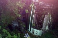 15 человек получили травмы в ночной аварии автобуса под Днепром