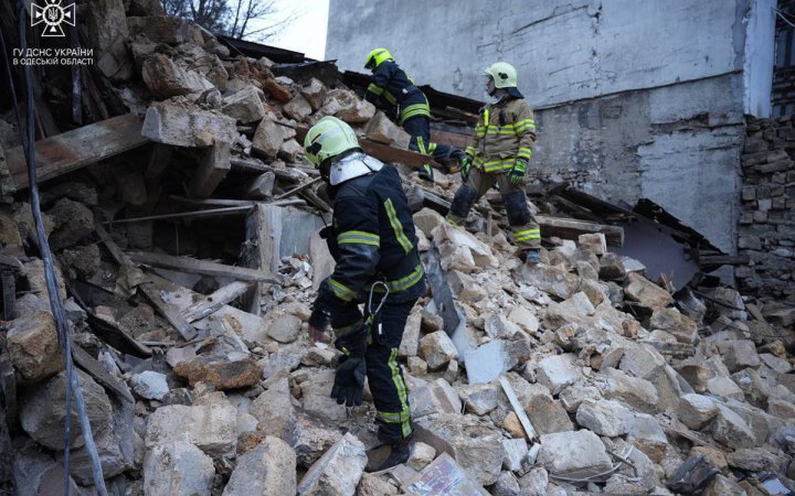 У центрі Одеси обвалився будинок