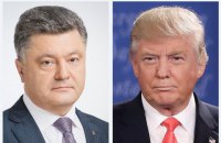 Порошенко обговорив з Трампом питання анексії Криму Росією