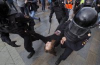 Серед понад 1000 затриманих на акції у Москві 50 - неповнолітні