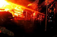 Опубликовано видео тушения "Виктории" с нагрудной камеры пожарного