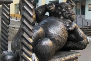 В России появился памятник Йошкиному коту