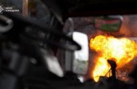На Київщині ліквідували масштабну пожежу після російської атаки на об'єкт інфраструктури