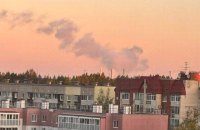 У Росії поскаржилися, що після атаки дронів горів порт Приморська, через який експортують нафту