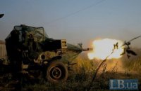 Украинские военные, несмотря на атаку боевиков, установили блокпост в Горловке