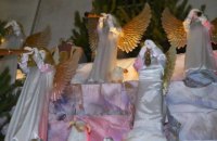 В Тернополе установили рождественскую шопку гигантских размеров