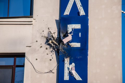 СБУ расследует обстрел телеканала 112 по статье о терроризме