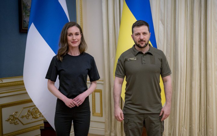 Зеленський і прем'єрка Фінляндії виступили зі спільною заявою