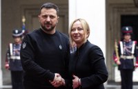 Зеленський зустрівся із прем’єр-міністром Італії Джорджею Мелоні