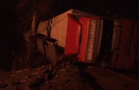 В Запорожье случилось ДТП с участием поезда и фуры