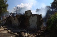 Из-за взрыва газового баллона в Полтавской области разрушился дом