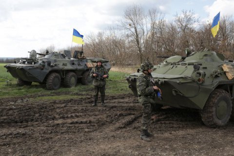 После полуночи боевики совершили обстрел позиций сил АТО в районе Широкино