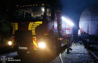Удар Росії по залізничному об’єкту на Вінниччині: виникла масштабна пожежа та значні руйнування