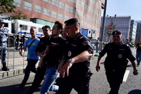 В Москве задержали организаторов митинга против повышения пенсионного возраста