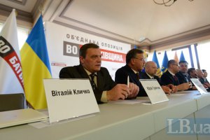 "УДАР" и "Свобода" поддержали кандидатов "Батькивщины"
