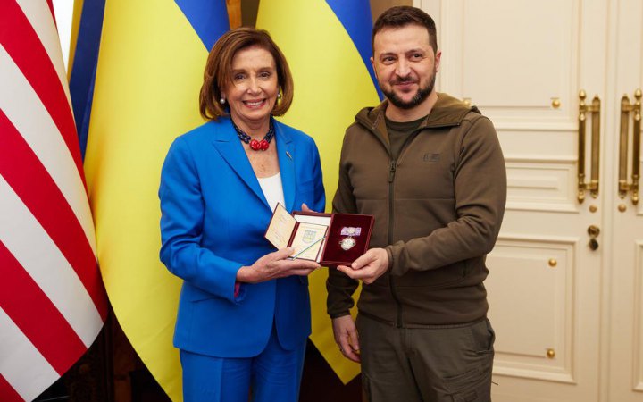 Спікер Палати представників Конгресу США Ненсі Пелосі в Києві для зустрічі з Зеленським