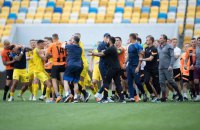 Вісім гравців "Шахтаря" та "Дніпра-1" отримали дискваліфікації за масову бійку в матчі УПЛ