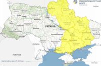 Лівобережжю України прогнозують завтра грози, град і шквали