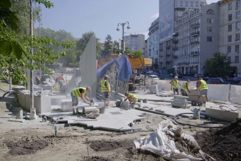 Кличко: будівництво Меморіалу пам’яті загиблим киянам – захисникам України вже на фінальній стадії