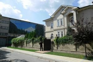 В Донецке богач повесил на стене института картину с пейзажем