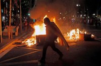 Между протестующими и полицией в Барселоне произошли столкновения